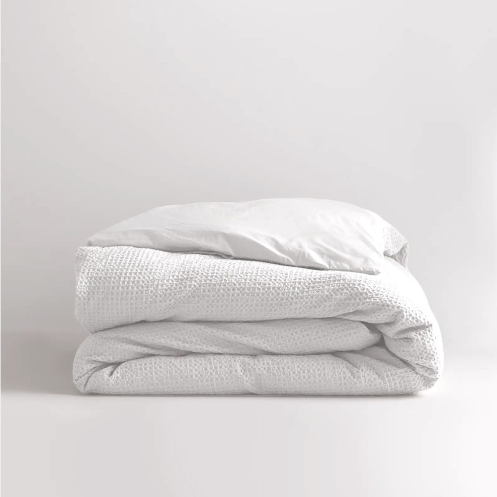 100% Quince organic cotton white duvet (full/queen)